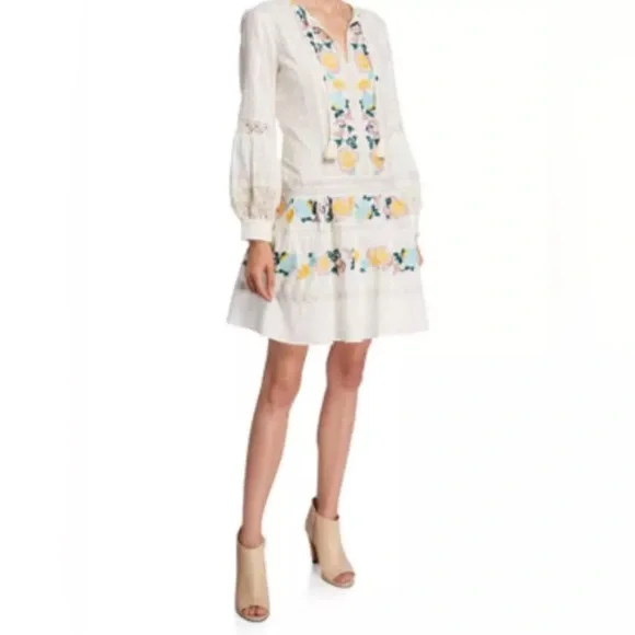 tory embroidered mini dress Elegant Tulle Party Dress for Girls with 3D Floral Straps main image 0